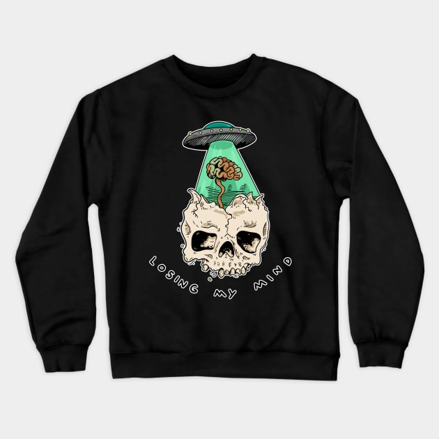 brain hijack Crewneck Sweatshirt by PaperHead